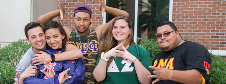Students in Fraternity and Sorority Life