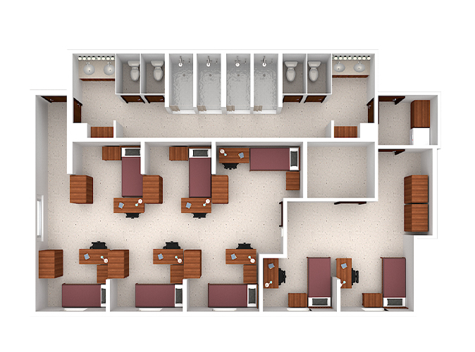 Floorplan of boathouse