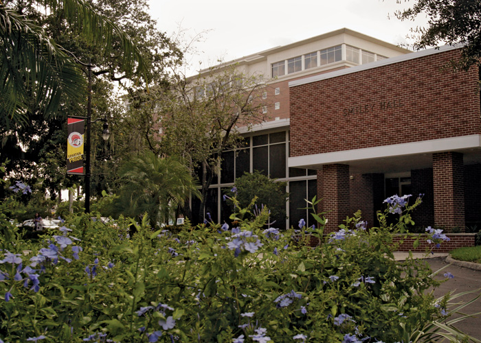 Exterior of Smiley Hall