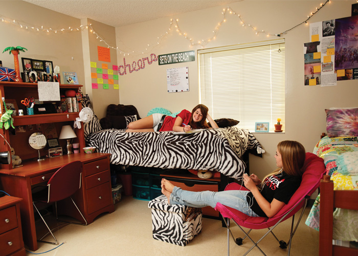 Students in their room