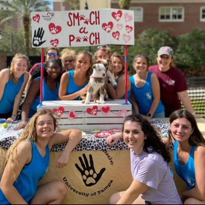 paws for a cause members at table 