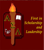 Alpha Sigma Lambda First in Scholarship and Leadership Logo