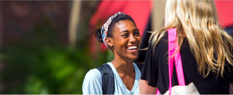 UT Student Laughing