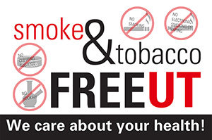 Smoking & Tobacco Free UT. We care about your health!