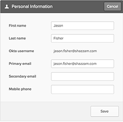 Personal Information