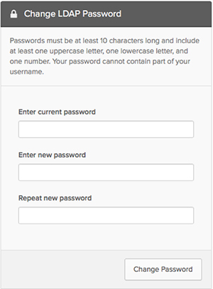 Change LDAP Password