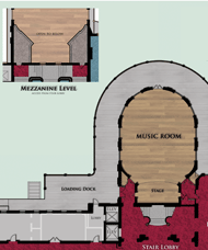 Music Room Floor plan Music Room Floor plan
