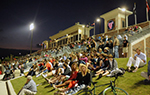People at a lacrosse game People at a lacrosse game