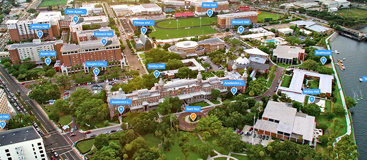 Videos Photos Webcams And Ebrochures University Of Tampa