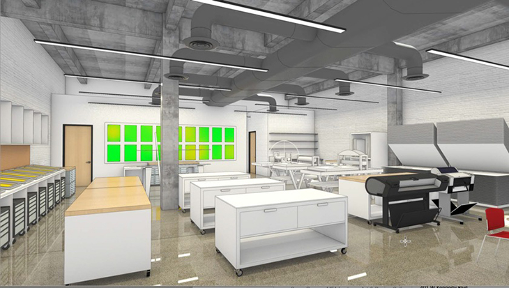 Fab Lab rendering