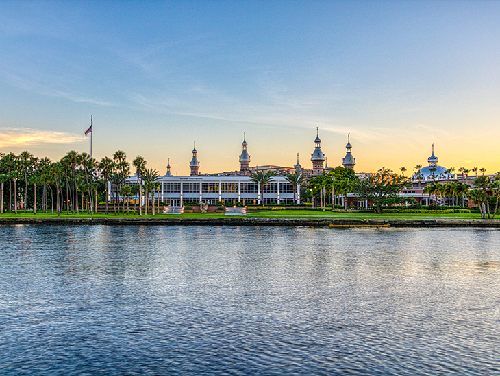 View of Plant Hall from the Hillsborough River