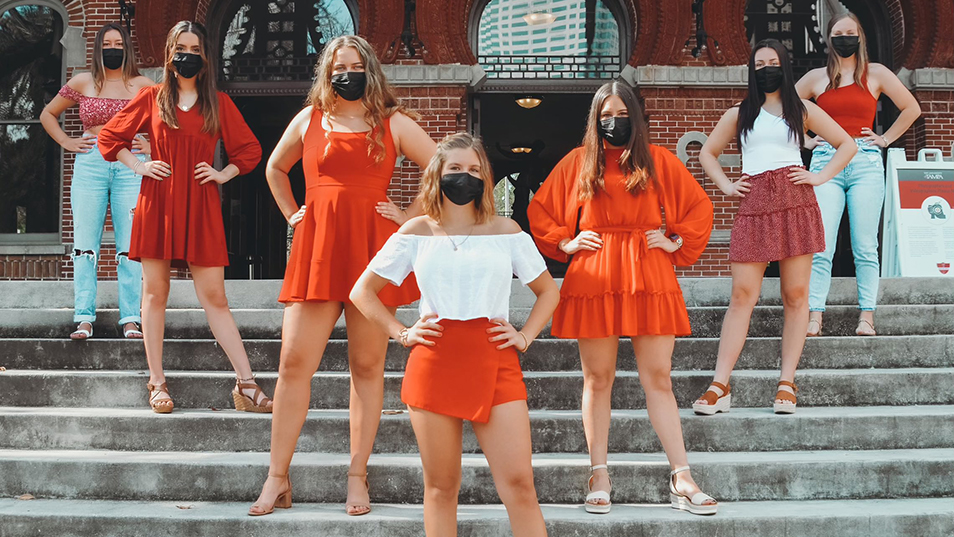 Women involved in UT's fraternity and sorority life