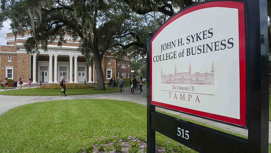 Sykes College of Business exterior