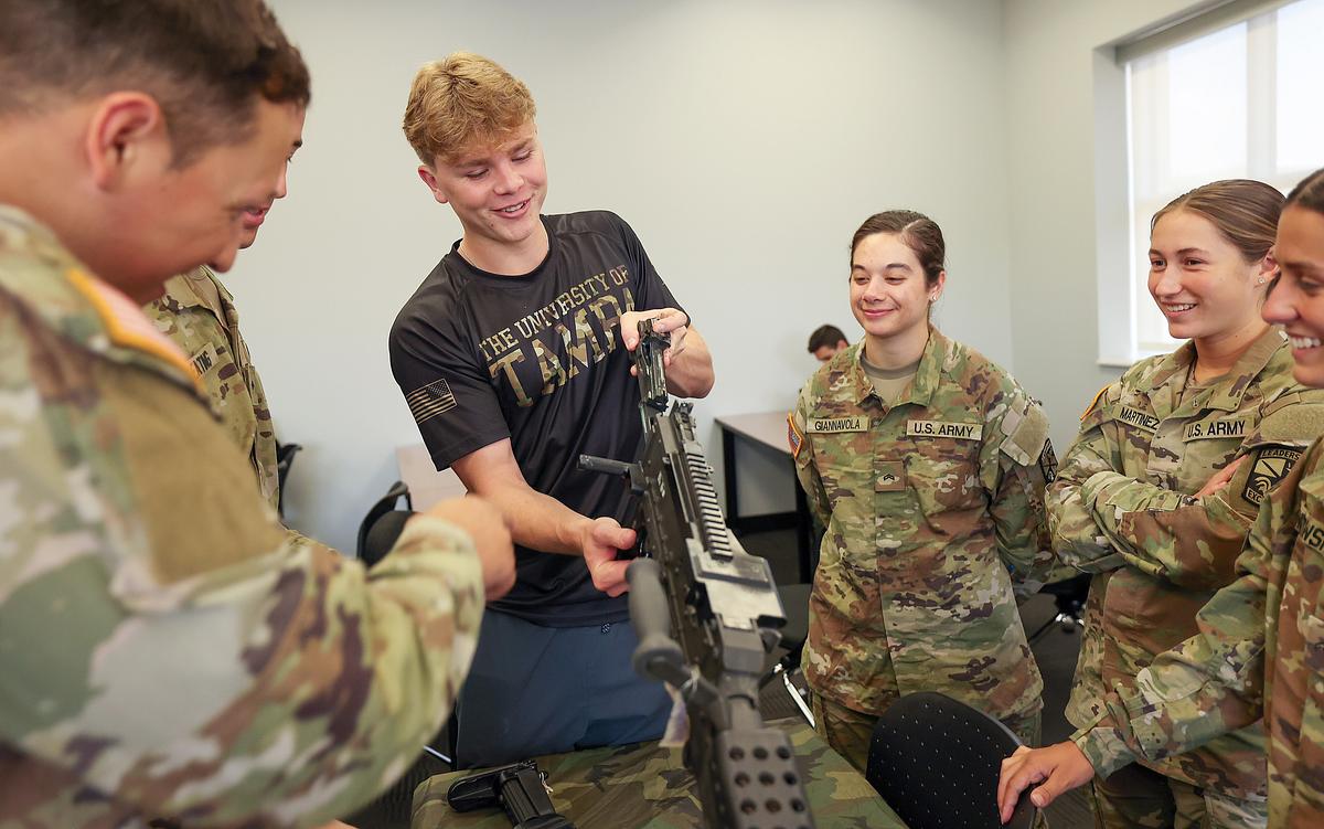 cadets practicing together