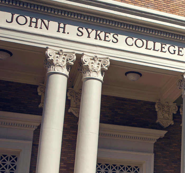 Sykes College of Business exterior 