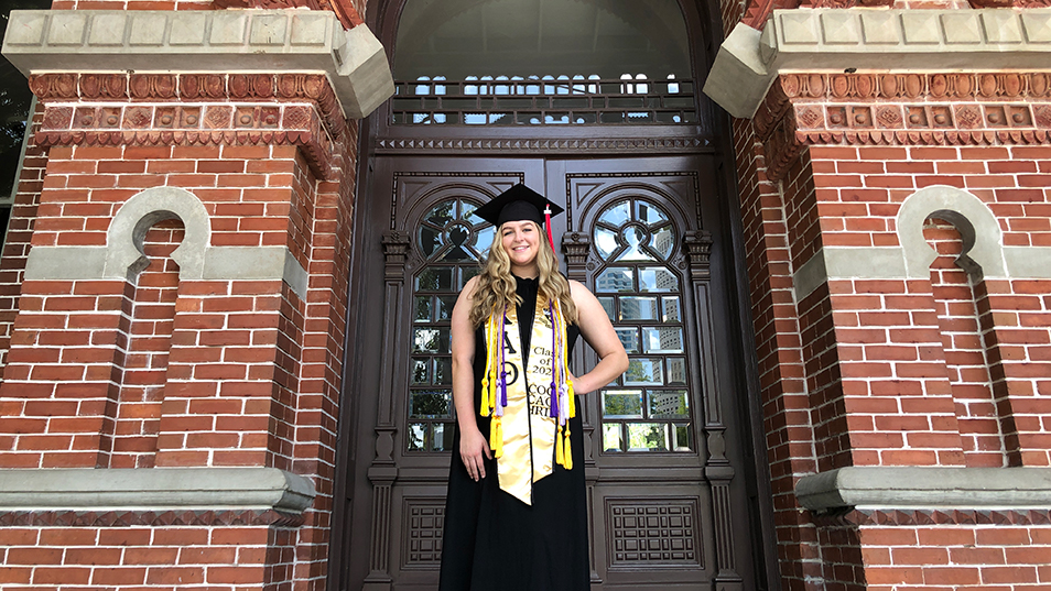 Portrait of graduate Gina Pantano.