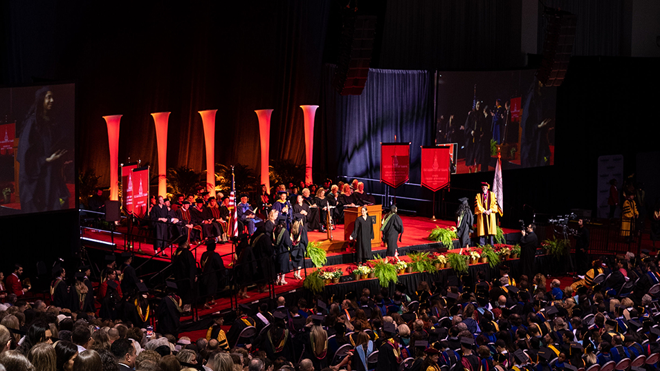 Commencement speeches touch on perseverance, resilience and empathy