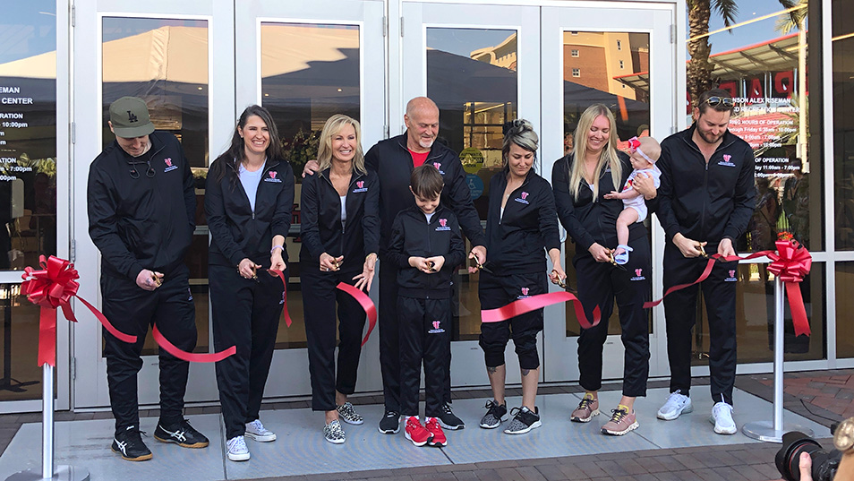 A ribbon cutting took place for the Benson Alex Riseman Fitness and Recreation Center